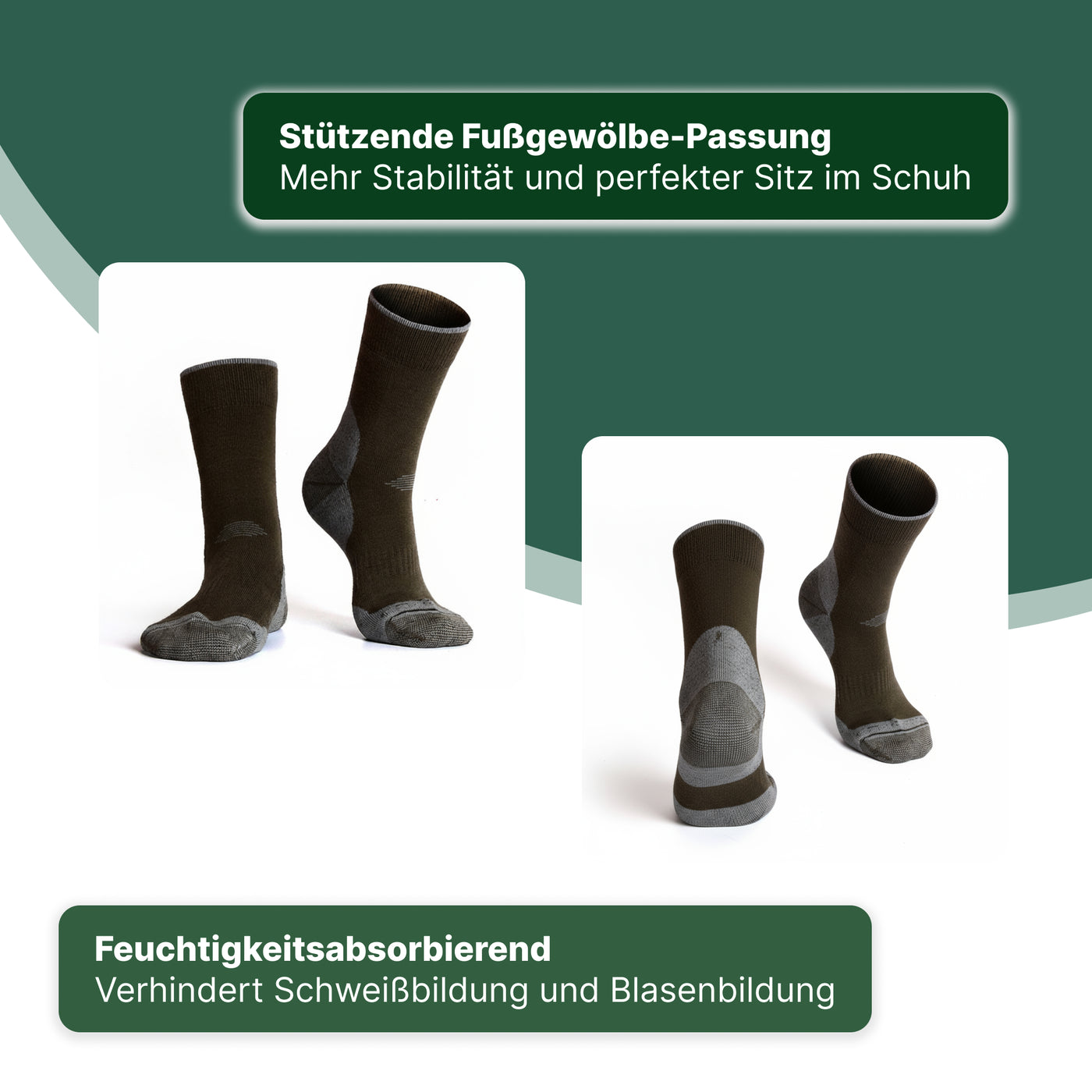 Merino Wool Outdoor Socks – Warm, Breathable & Shock-Absorbing Hiking Socks