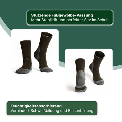 Merino Wool Outdoor Socks – Warm, Breathable & Shock-Absorbing Hiking Socks