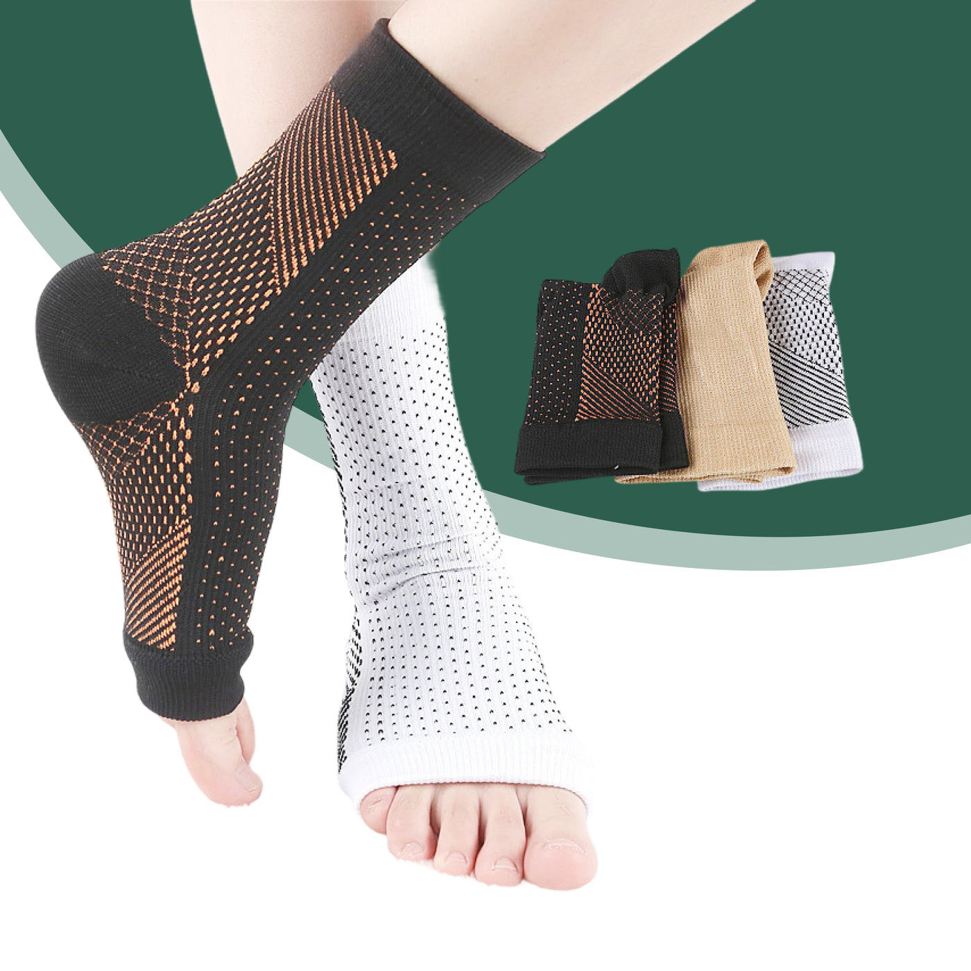 Compression Support Socks – Breathable Pressure Relief for Sports & Daily Comfort