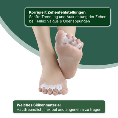 Soft Silicone Toe Spacer – Bunion Pain Relief & Toe Straightener